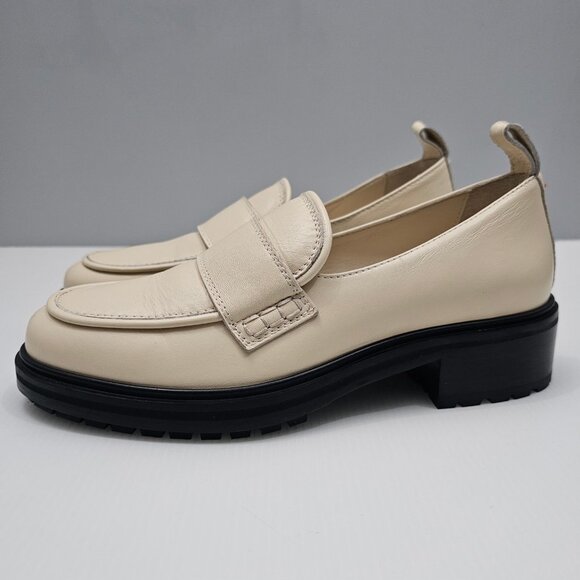 Aeyde Shoes - NEW Aeyde Ruth Loafer Slip On Chunky Lug Sole Creamy Nappa Leather EU 38